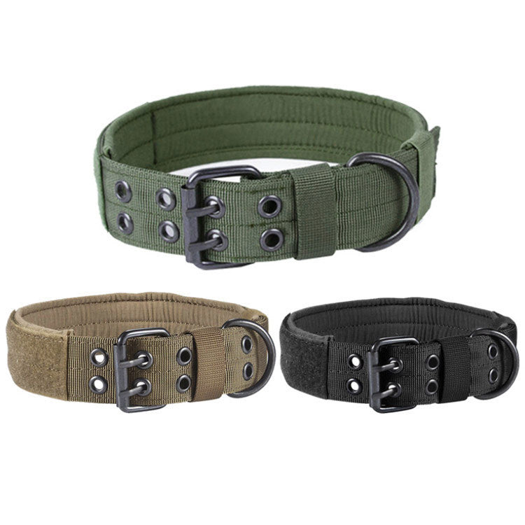 Nylon Dog Collar with Anti-Grind Leash