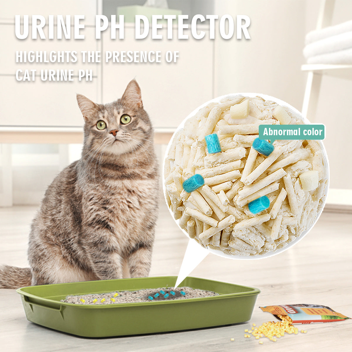 Cat Litter PH or Blood Detector