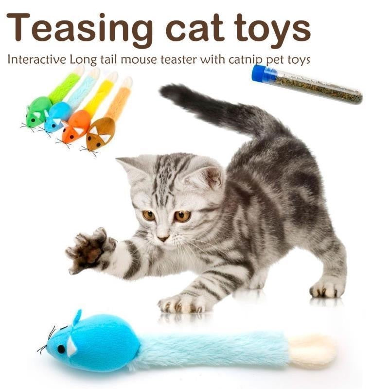 Cat Teaser Mouse Toy