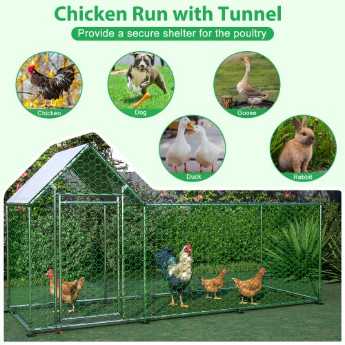 Chicken Coop Cage with Secure Lid