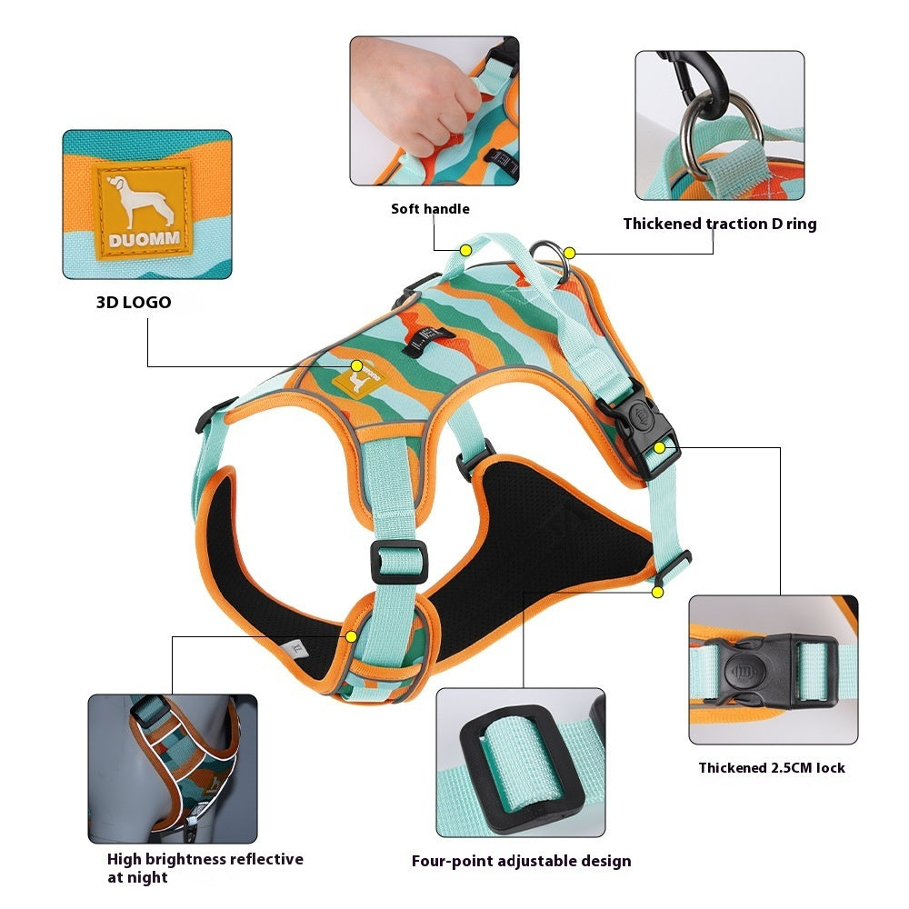 Reflective Dog Harness with Leash