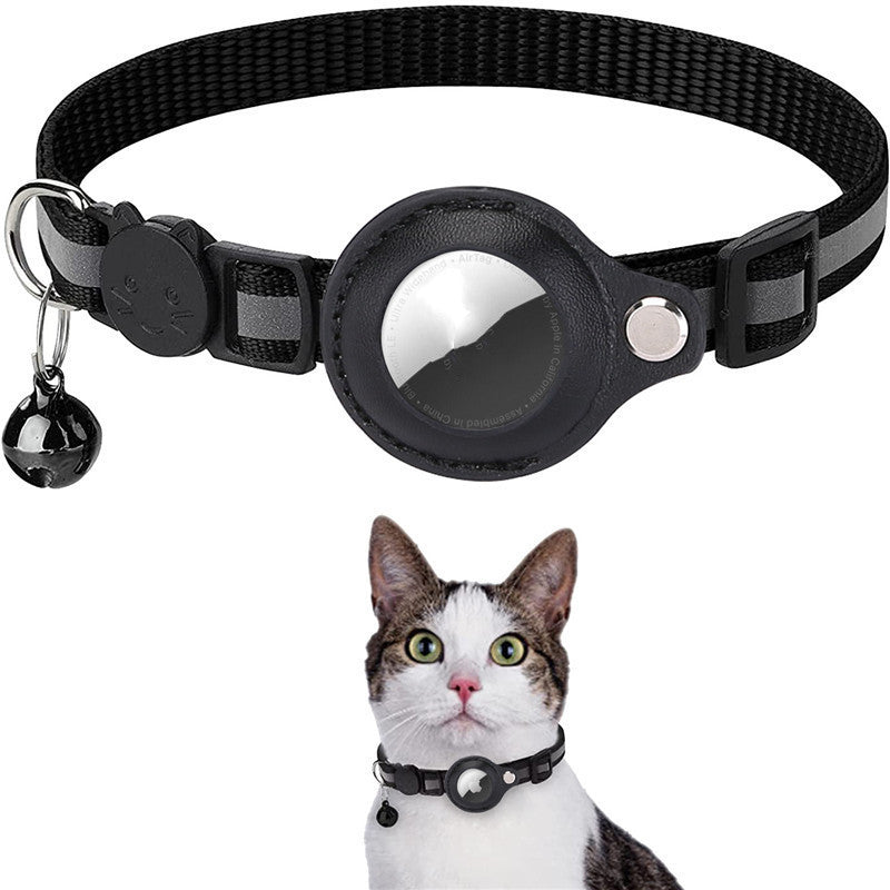 Reflective Pet Collar with Waterproof Airtag Holder