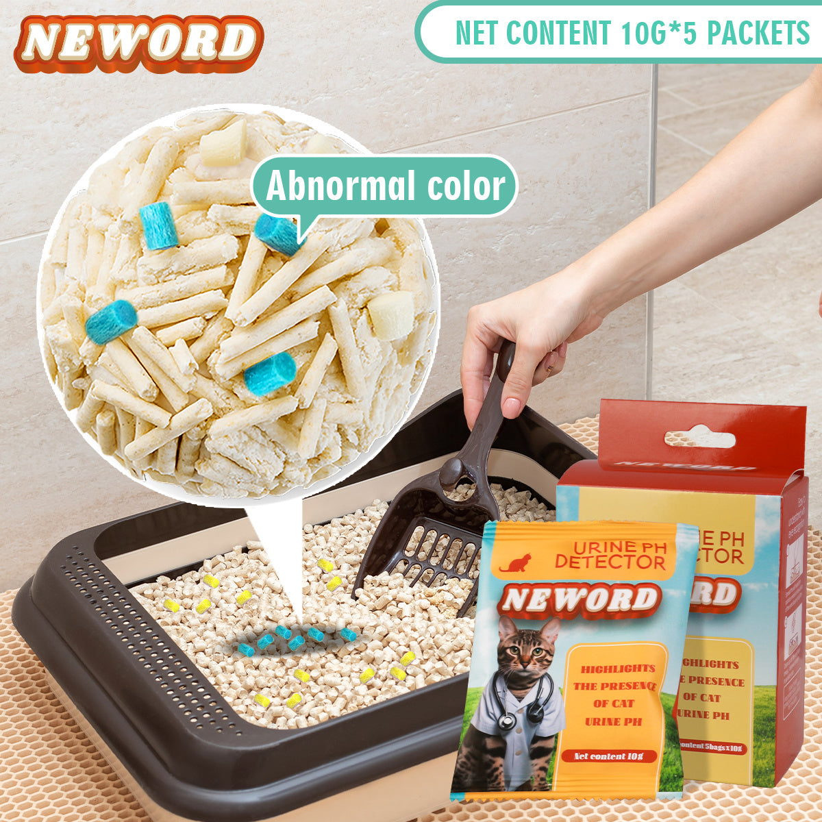 Cat Litter PH or Blood Detector